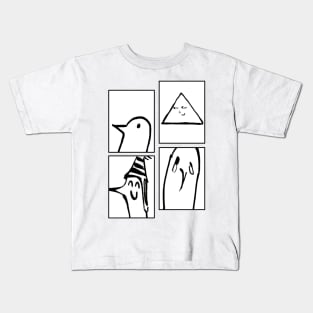 PUNPUN SAD JAPANESE ANIME AESTHETIC Kids T-Shirt